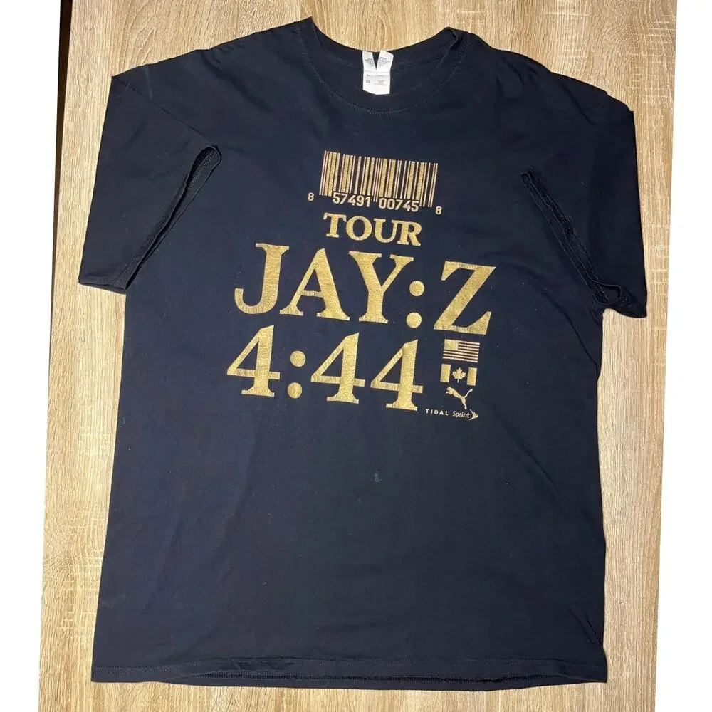 Jay-Z 4:44 Tour T-Shirt Mens XL USA Canada Rap Black TShirt - Picture 2 of 5